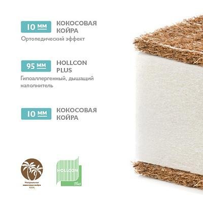 Детский матрас "Юниор" Waterproof 120х60х12 см, арт. ЮВ-01/1